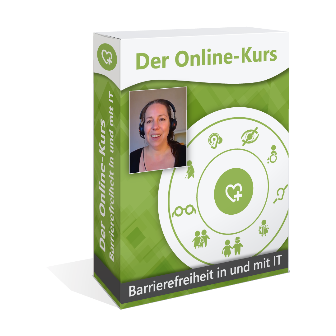 Produkt-Bild vom Onlinekurs Barrierefreiheit in und mit IT